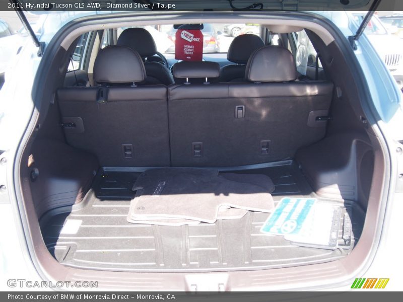 Diamond Silver / Taupe 2011 Hyundai Tucson GLS AWD