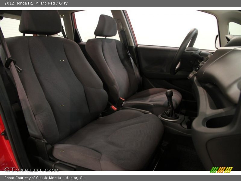 Front Seat of 2012 Fit 