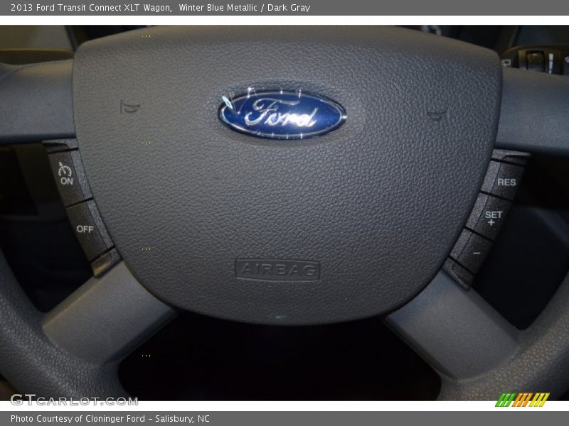 Winter Blue Metallic / Dark Gray 2013 Ford Transit Connect XLT Wagon