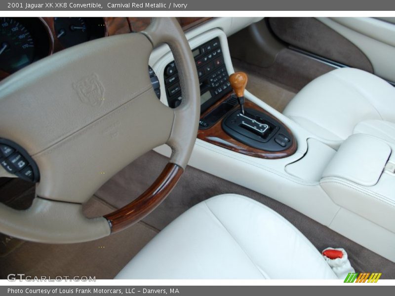 Carnival Red Metallic / Ivory 2001 Jaguar XK XK8 Convertible