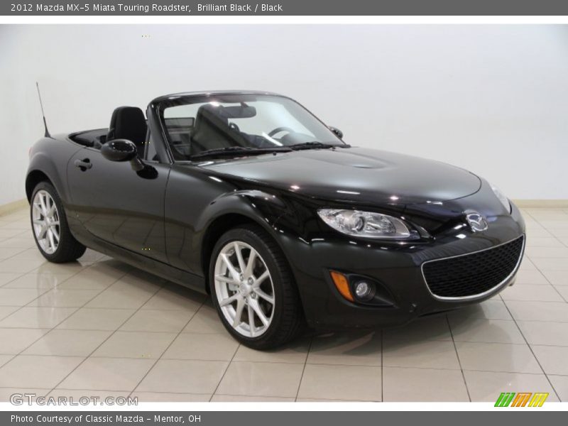 Brilliant Black / Black 2012 Mazda MX-5 Miata Touring Roadster