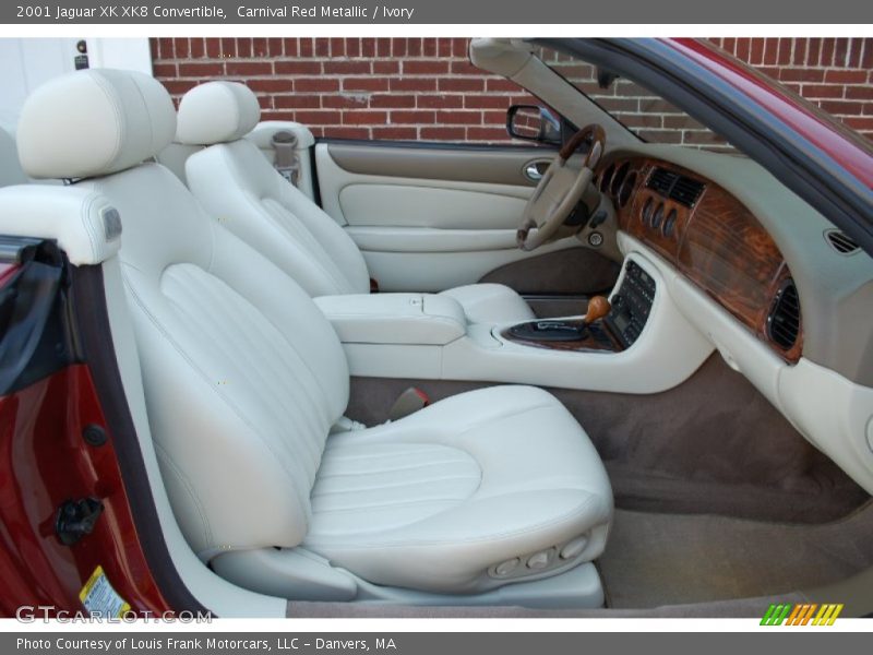Carnival Red Metallic / Ivory 2001 Jaguar XK XK8 Convertible