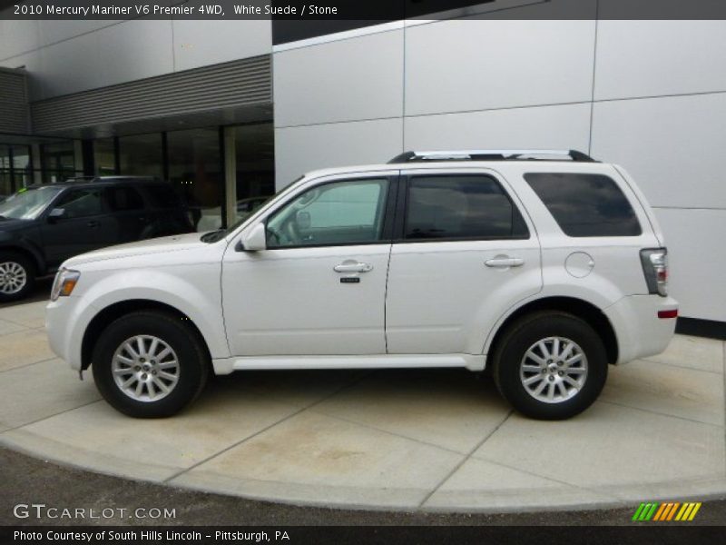  2010 Mariner V6 Premier 4WD White Suede