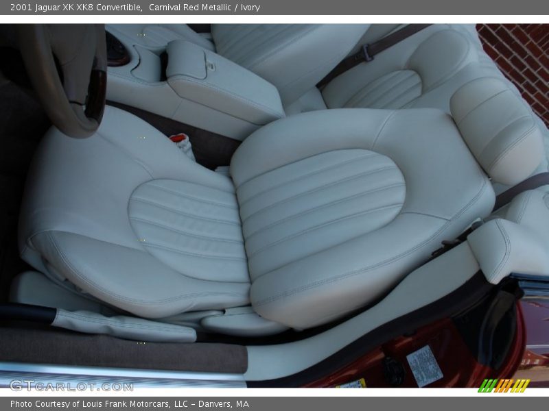 Carnival Red Metallic / Ivory 2001 Jaguar XK XK8 Convertible