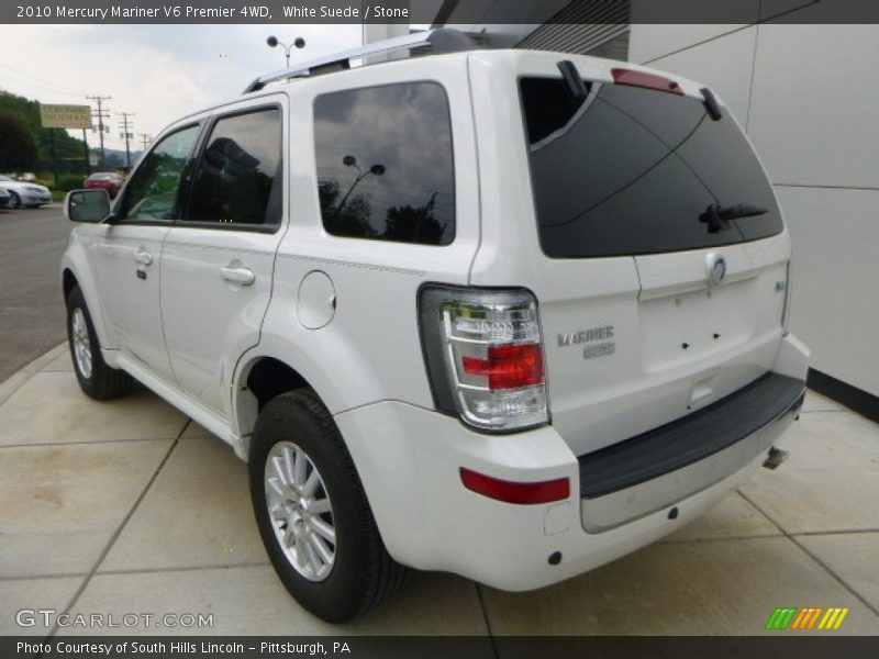 White Suede / Stone 2010 Mercury Mariner V6 Premier 4WD