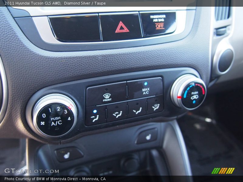 Diamond Silver / Taupe 2011 Hyundai Tucson GLS AWD