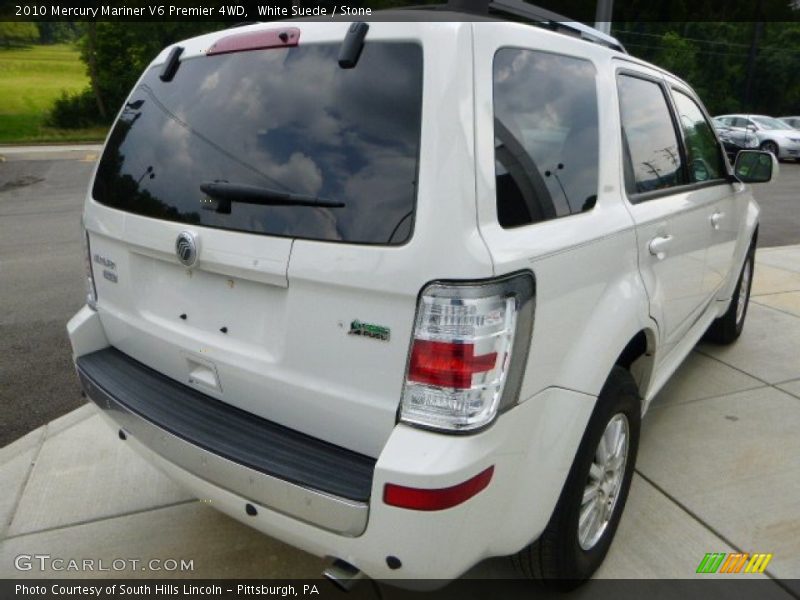 White Suede / Stone 2010 Mercury Mariner V6 Premier 4WD