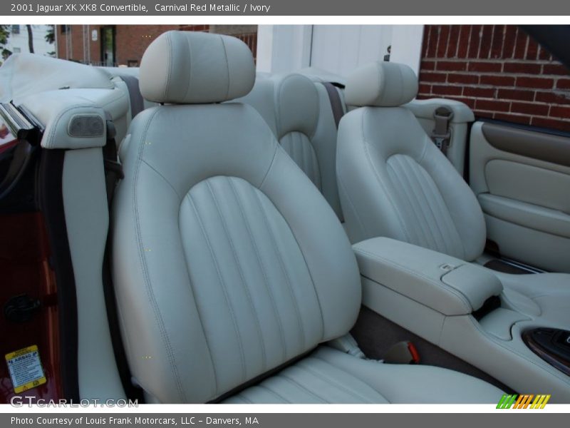 Carnival Red Metallic / Ivory 2001 Jaguar XK XK8 Convertible