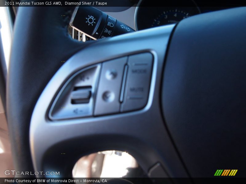 Diamond Silver / Taupe 2011 Hyundai Tucson GLS AWD