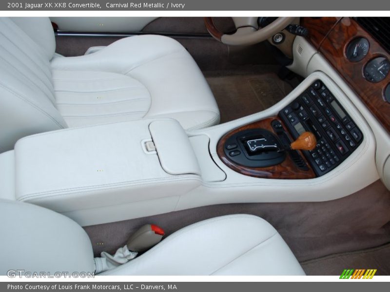 Carnival Red Metallic / Ivory 2001 Jaguar XK XK8 Convertible