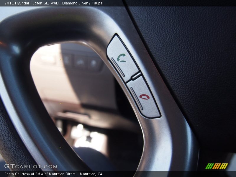 Diamond Silver / Taupe 2011 Hyundai Tucson GLS AWD