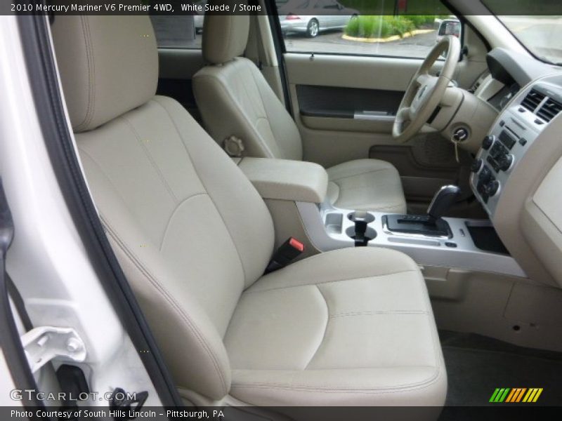 White Suede / Stone 2010 Mercury Mariner V6 Premier 4WD