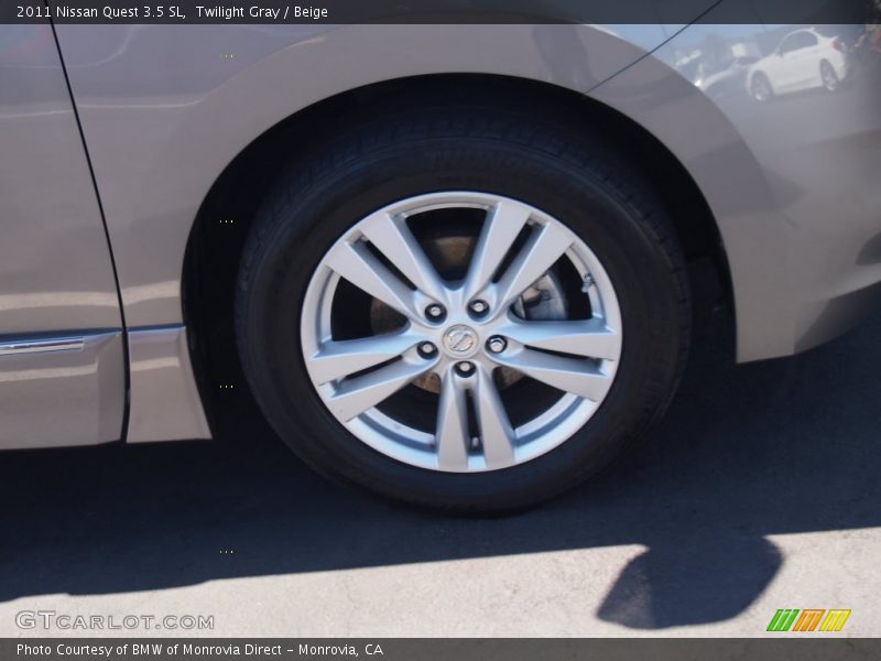 Twilight Gray / Beige 2011 Nissan Quest 3.5 SL