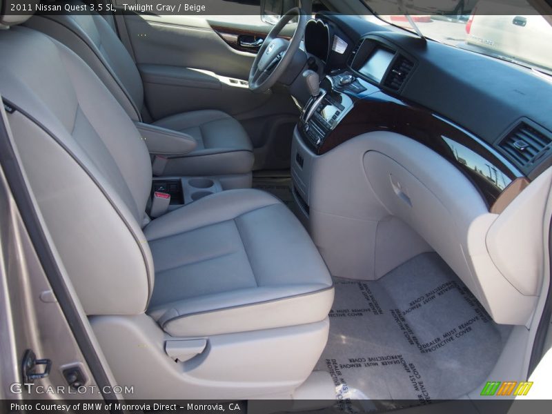 Twilight Gray / Beige 2011 Nissan Quest 3.5 SL