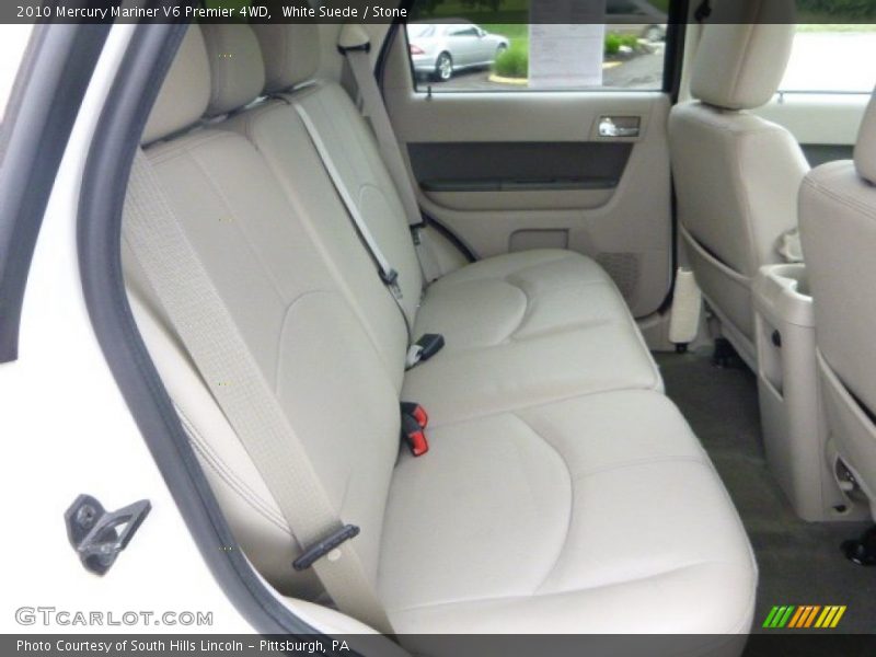 Rear Seat of 2010 Mariner V6 Premier 4WD