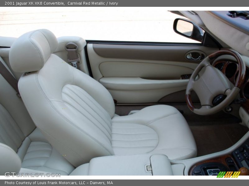 Carnival Red Metallic / Ivory 2001 Jaguar XK XK8 Convertible