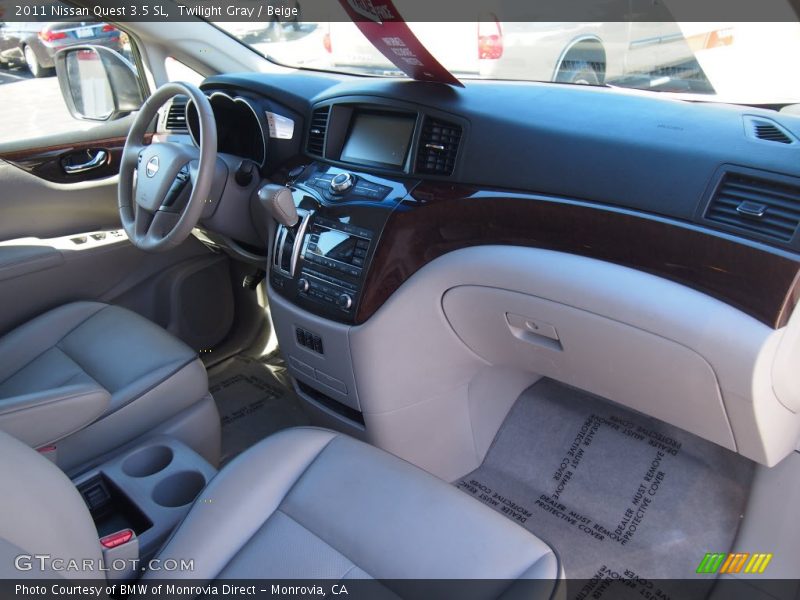 Twilight Gray / Beige 2011 Nissan Quest 3.5 SL
