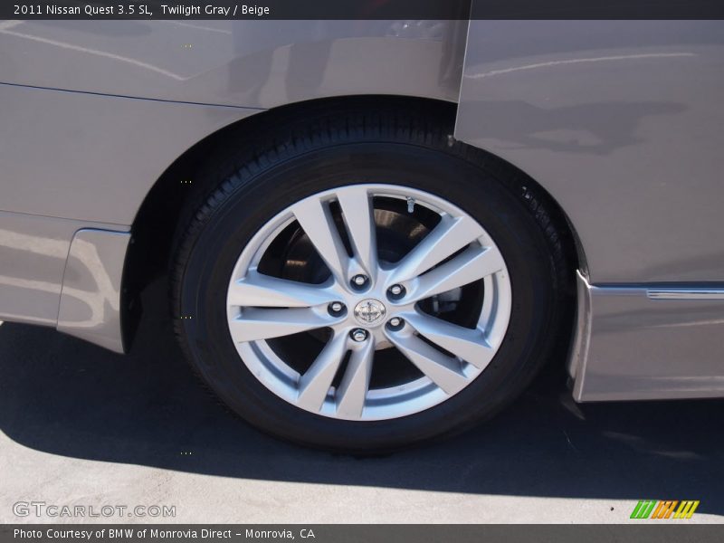 Twilight Gray / Beige 2011 Nissan Quest 3.5 SL