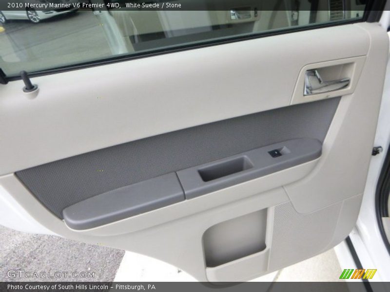 White Suede / Stone 2010 Mercury Mariner V6 Premier 4WD