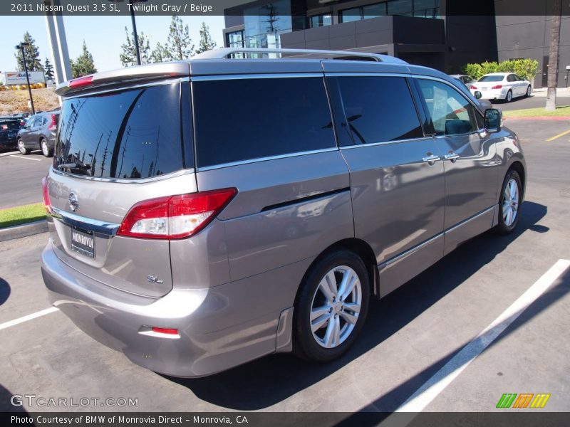 Twilight Gray / Beige 2011 Nissan Quest 3.5 SL