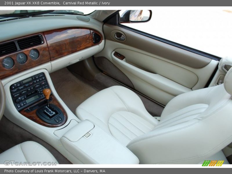Carnival Red Metallic / Ivory 2001 Jaguar XK XK8 Convertible
