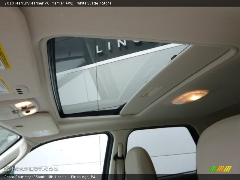 White Suede / Stone 2010 Mercury Mariner V6 Premier 4WD