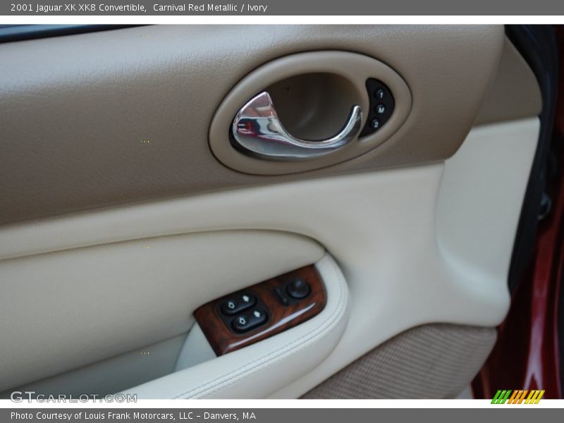 Carnival Red Metallic / Ivory 2001 Jaguar XK XK8 Convertible