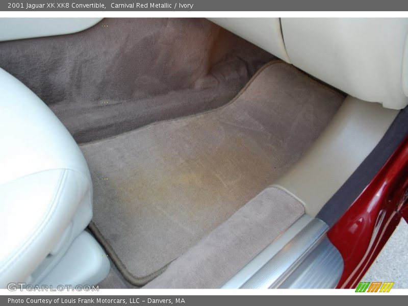 Carnival Red Metallic / Ivory 2001 Jaguar XK XK8 Convertible