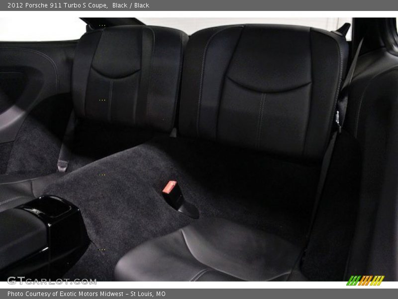 Black / Black 2012 Porsche 911 Turbo S Coupe