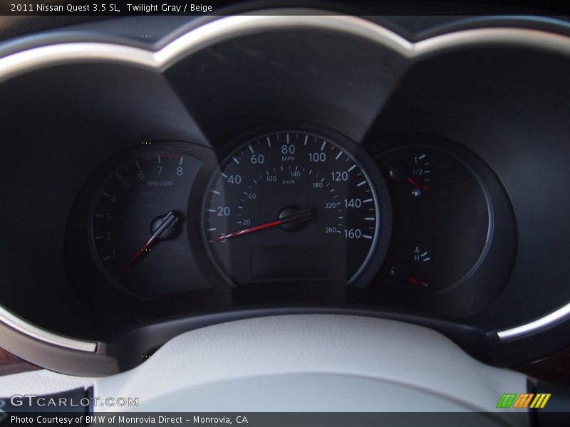 Twilight Gray / Beige 2011 Nissan Quest 3.5 SL