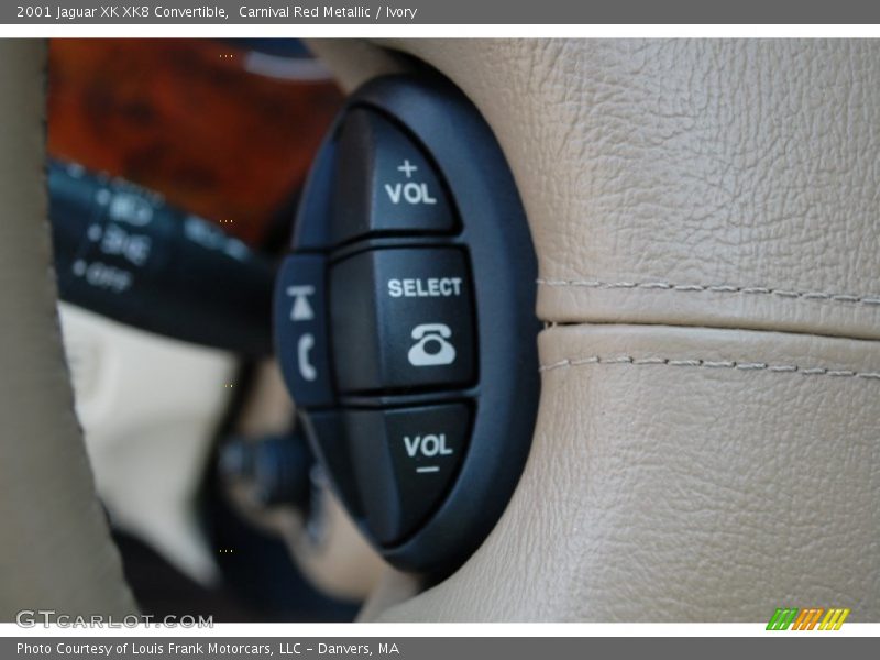 Carnival Red Metallic / Ivory 2001 Jaguar XK XK8 Convertible