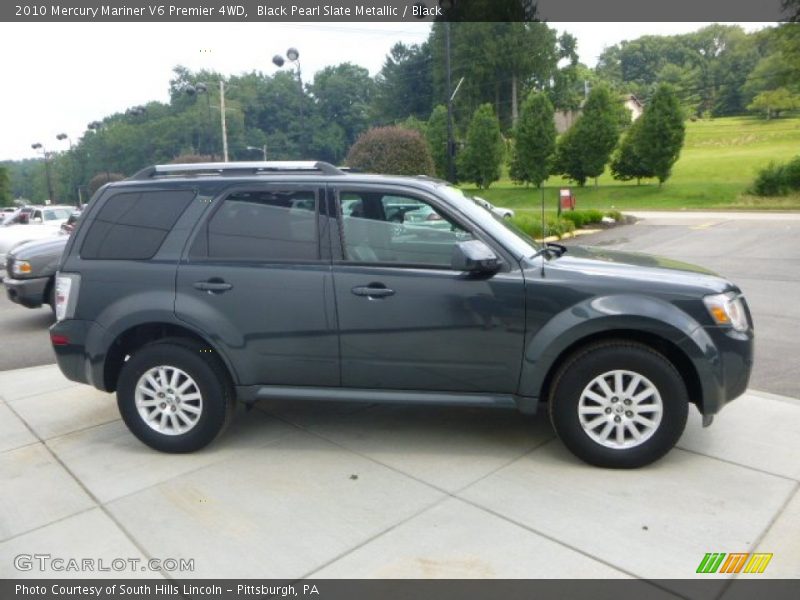 Black Pearl Slate Metallic / Black 2010 Mercury Mariner V6 Premier 4WD