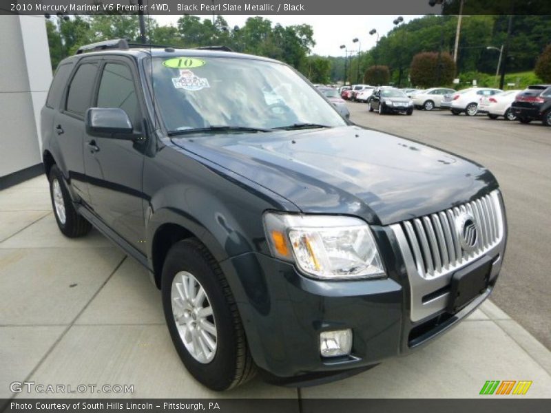 Black Pearl Slate Metallic / Black 2010 Mercury Mariner V6 Premier 4WD