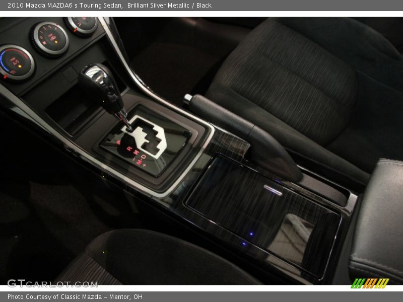 Brilliant Silver Metallic / Black 2010 Mazda MAZDA6 s Touring Sedan