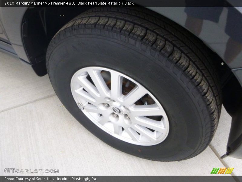 Black Pearl Slate Metallic / Black 2010 Mercury Mariner V6 Premier 4WD