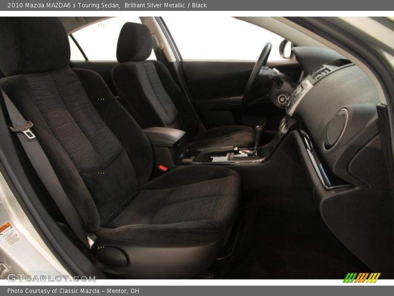 Brilliant Silver Metallic / Black 2010 Mazda MAZDA6 s Touring Sedan