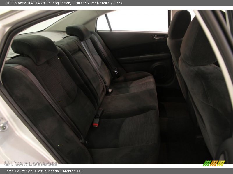Brilliant Silver Metallic / Black 2010 Mazda MAZDA6 s Touring Sedan