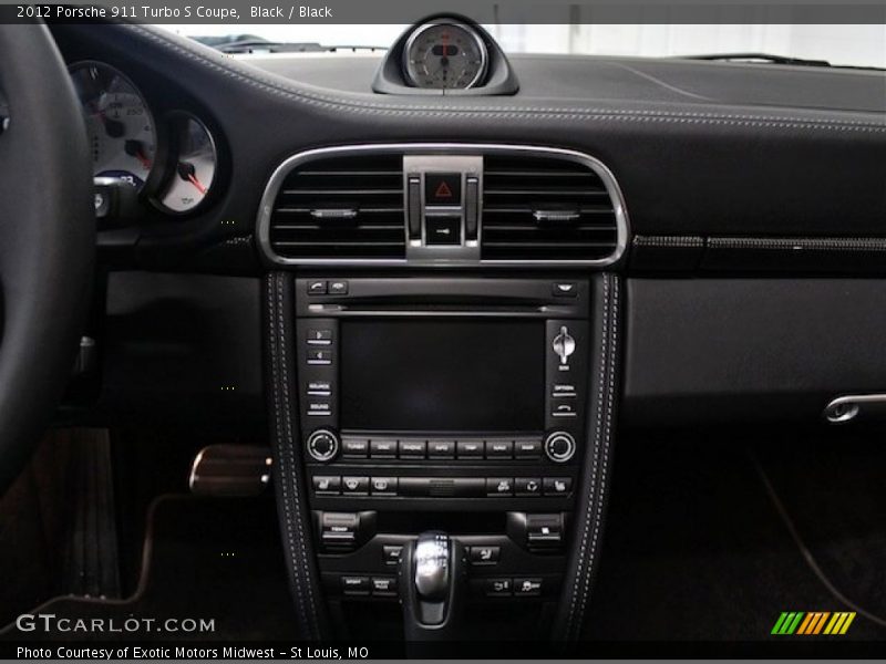 Black / Black 2012 Porsche 911 Turbo S Coupe