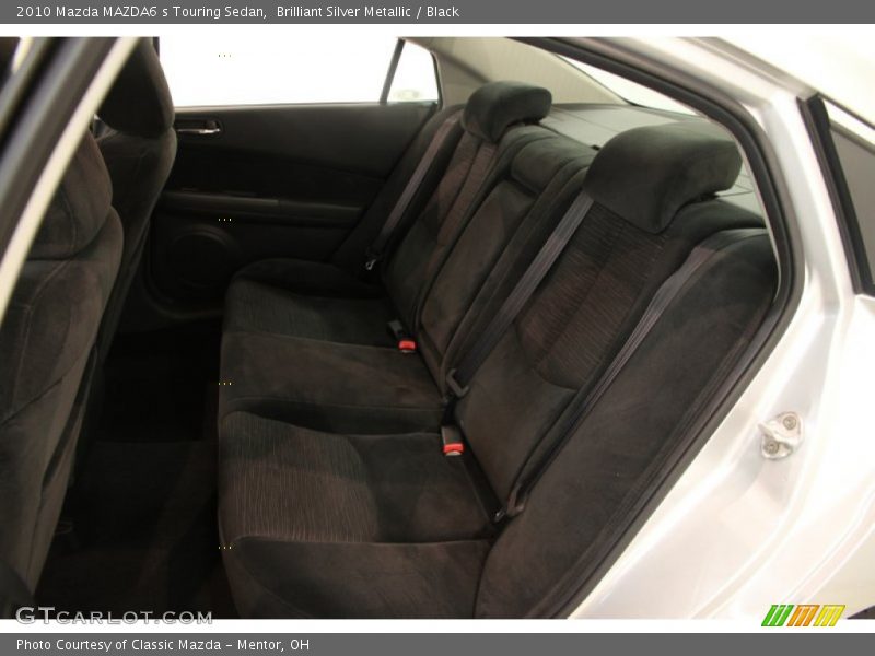 Brilliant Silver Metallic / Black 2010 Mazda MAZDA6 s Touring Sedan