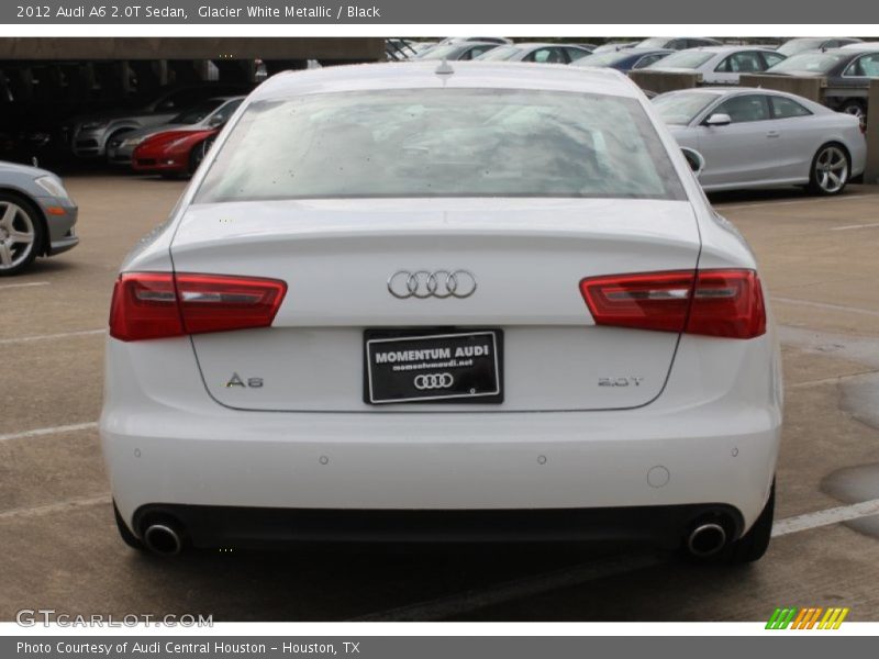 Glacier White Metallic / Black 2012 Audi A6 2.0T Sedan