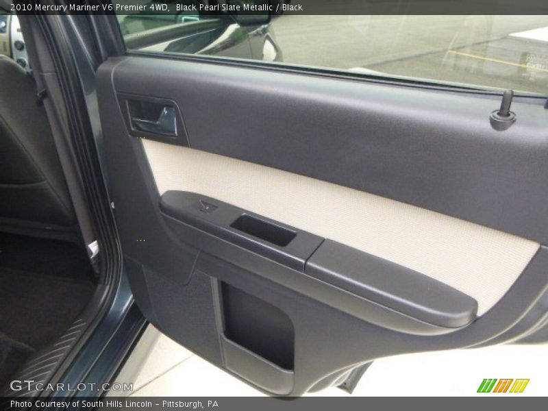 Black Pearl Slate Metallic / Black 2010 Mercury Mariner V6 Premier 4WD