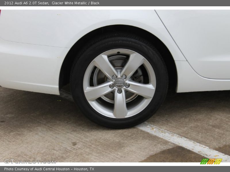 Glacier White Metallic / Black 2012 Audi A6 2.0T Sedan