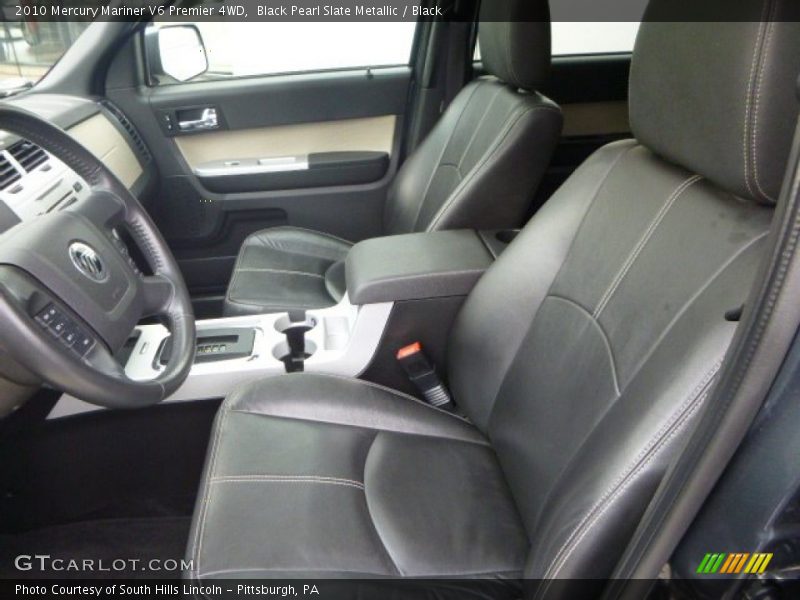 Black Pearl Slate Metallic / Black 2010 Mercury Mariner V6 Premier 4WD