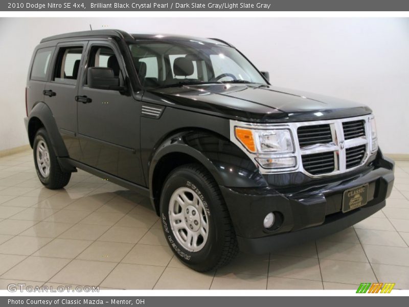 Brilliant Black Crystal Pearl / Dark Slate Gray/Light Slate Gray 2010 Dodge Nitro SE 4x4