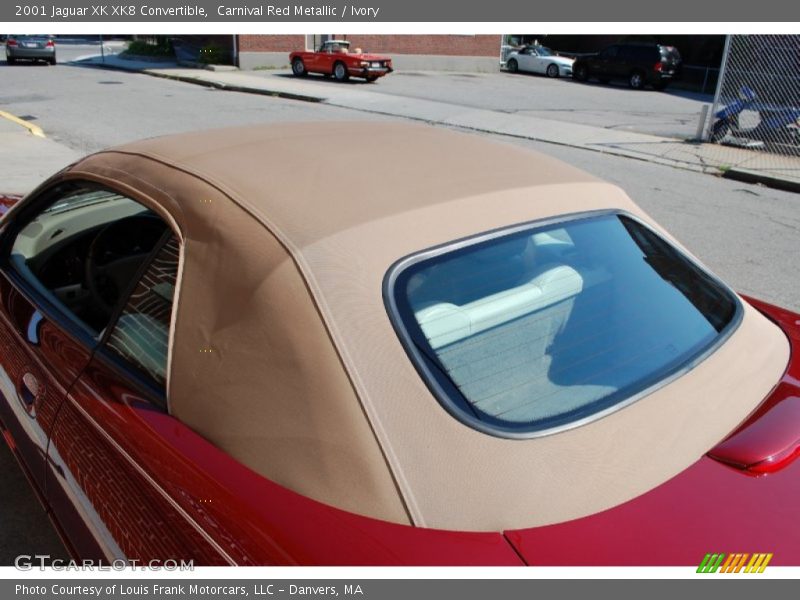 Carnival Red Metallic / Ivory 2001 Jaguar XK XK8 Convertible