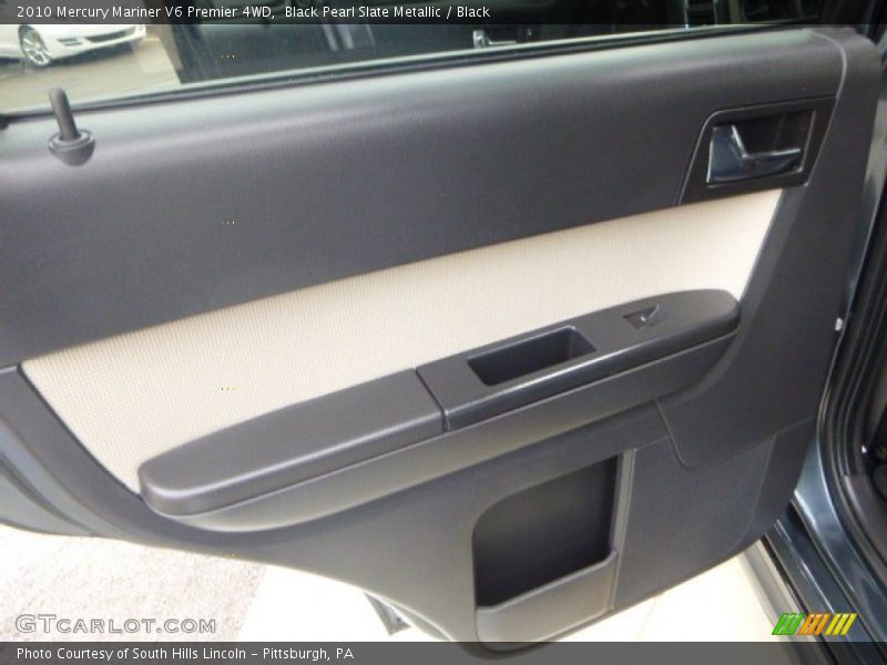 Black Pearl Slate Metallic / Black 2010 Mercury Mariner V6 Premier 4WD