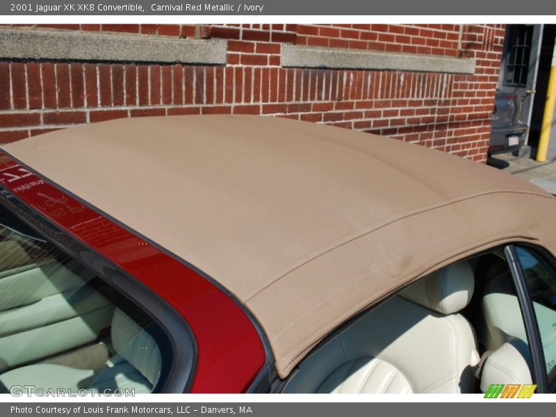 Carnival Red Metallic / Ivory 2001 Jaguar XK XK8 Convertible