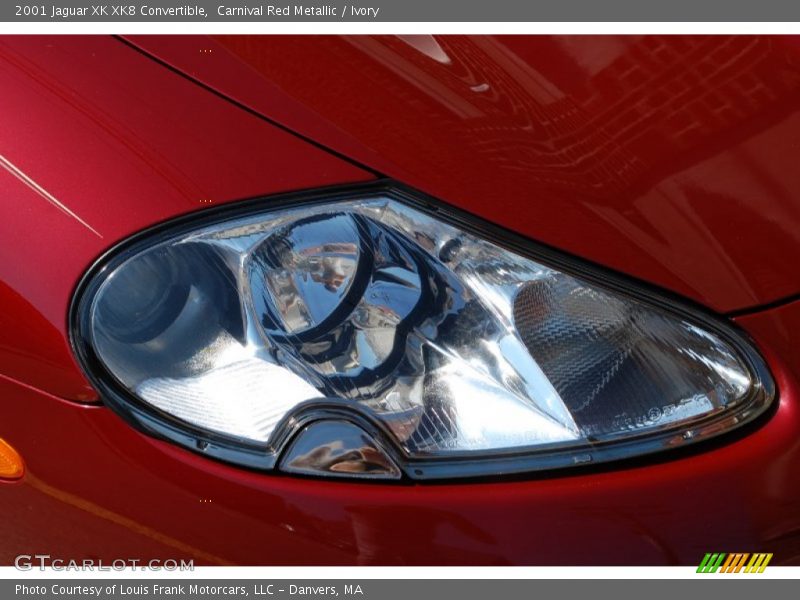 Carnival Red Metallic / Ivory 2001 Jaguar XK XK8 Convertible