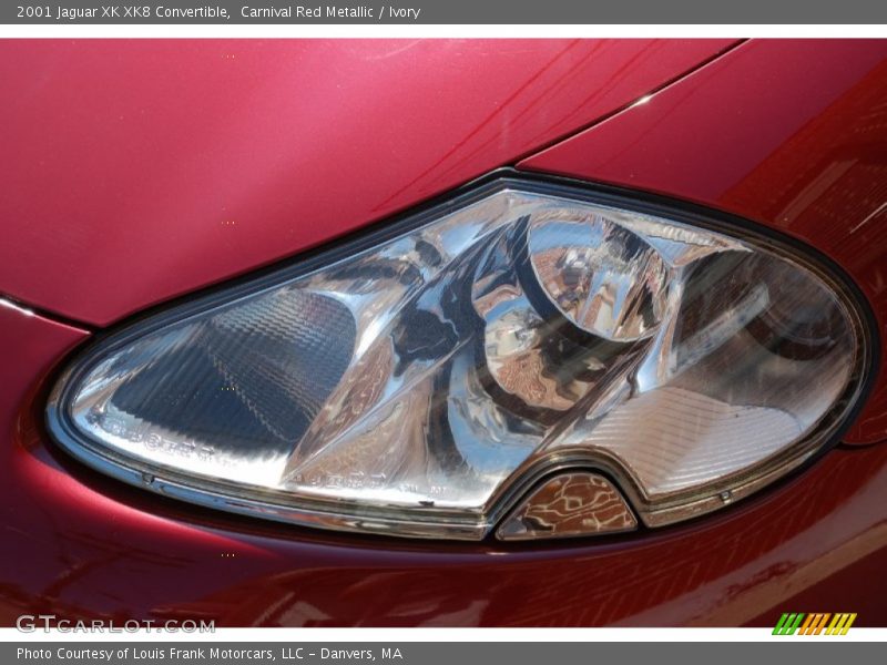 Carnival Red Metallic / Ivory 2001 Jaguar XK XK8 Convertible