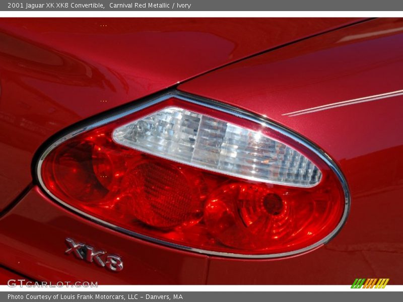 Carnival Red Metallic / Ivory 2001 Jaguar XK XK8 Convertible